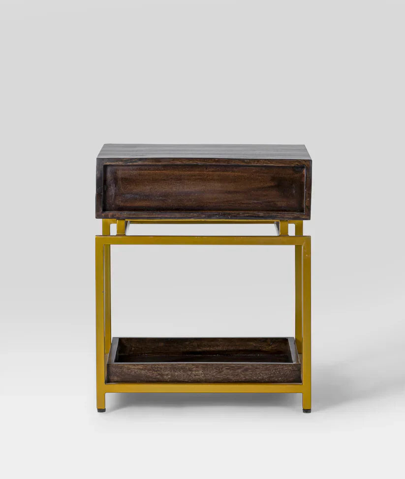 iron legs bedside table