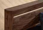Bed with drawer Sheesham 180x200x90 walnut