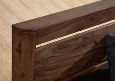 Bed with drawer Sheesham 180x200x90 walnut