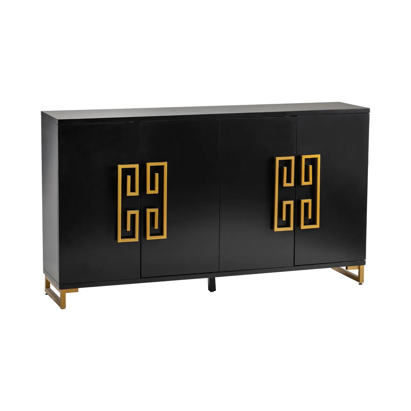 labyrinth black gold sideboard