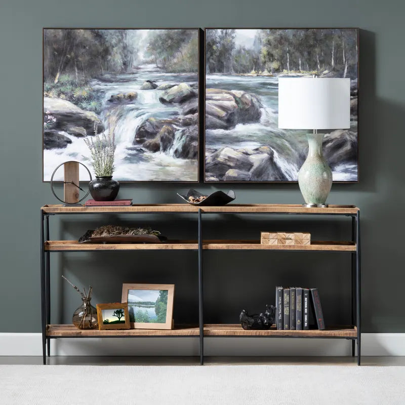  leyford tiered console table
