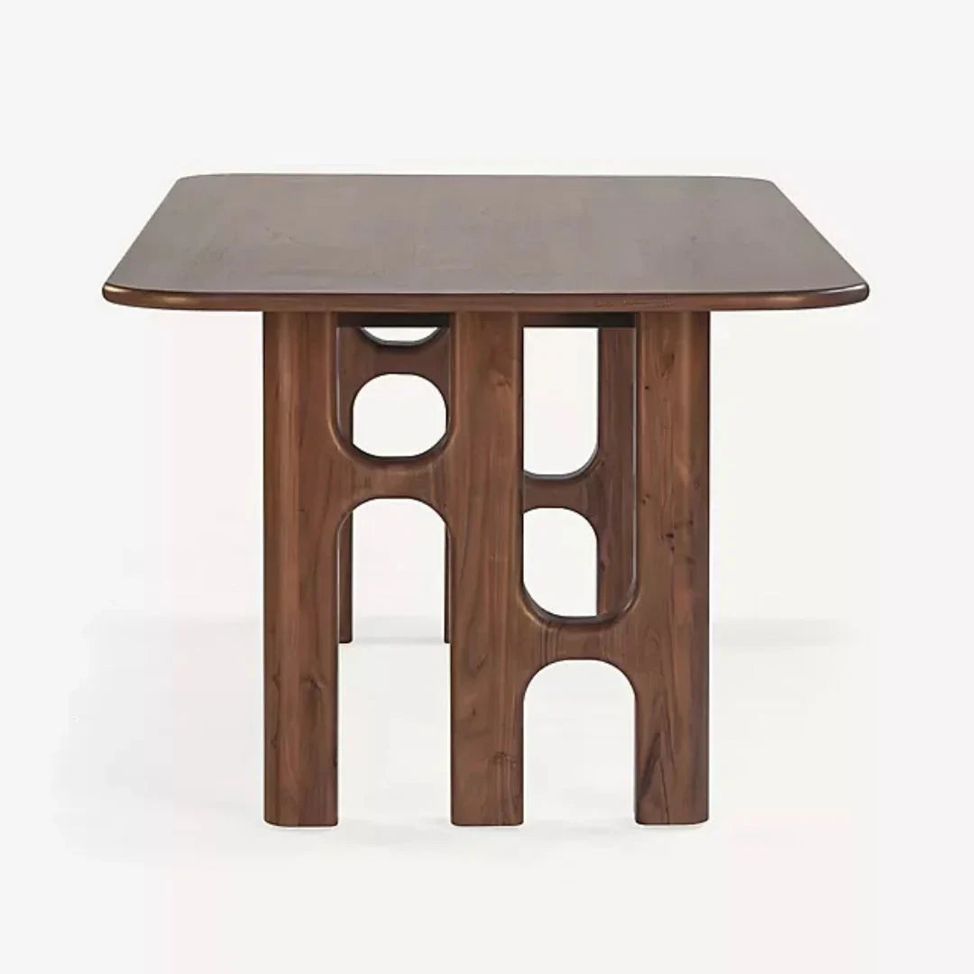 Acacia Grandeur 8-Seater Natural Wood Dining Table – Handcrafted by J.L.HOME DECOR