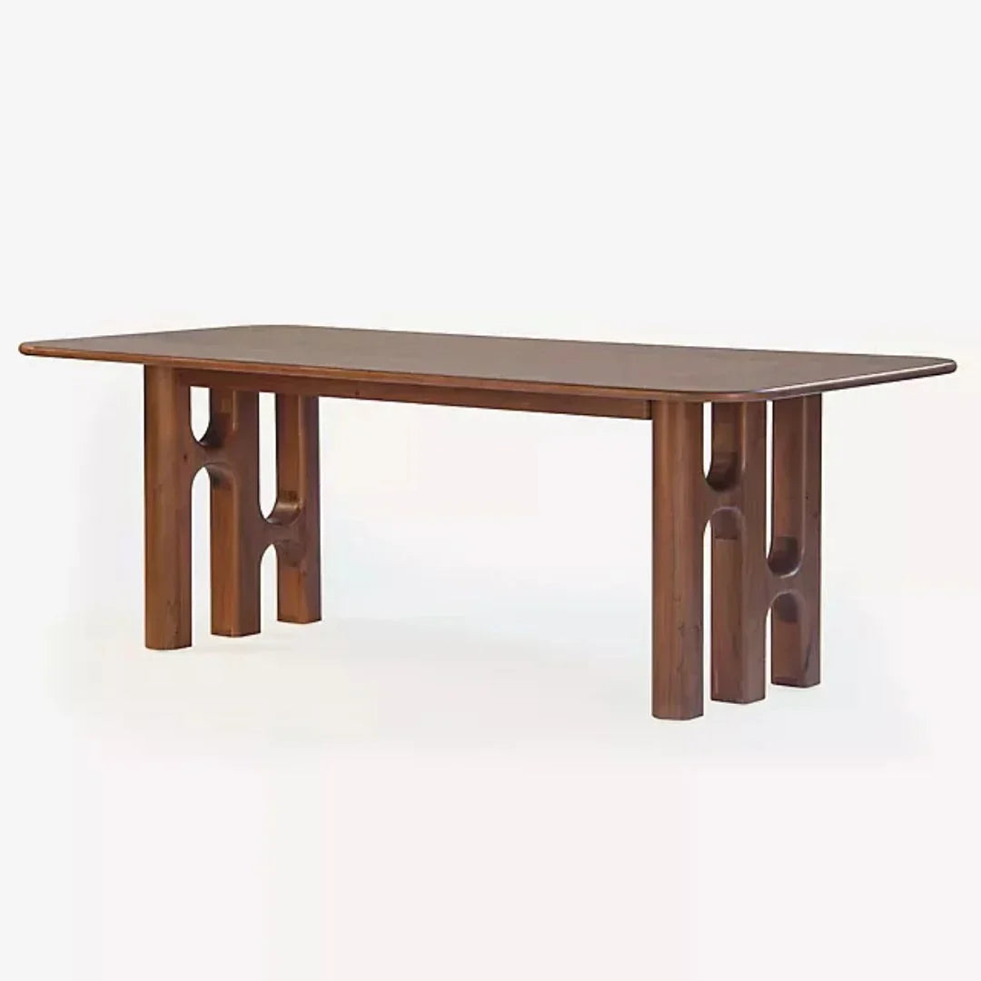 Acacia Grandeur 8-Seater Natural Wood Dining Table – Handcrafted by J.L.HOME DECOR
