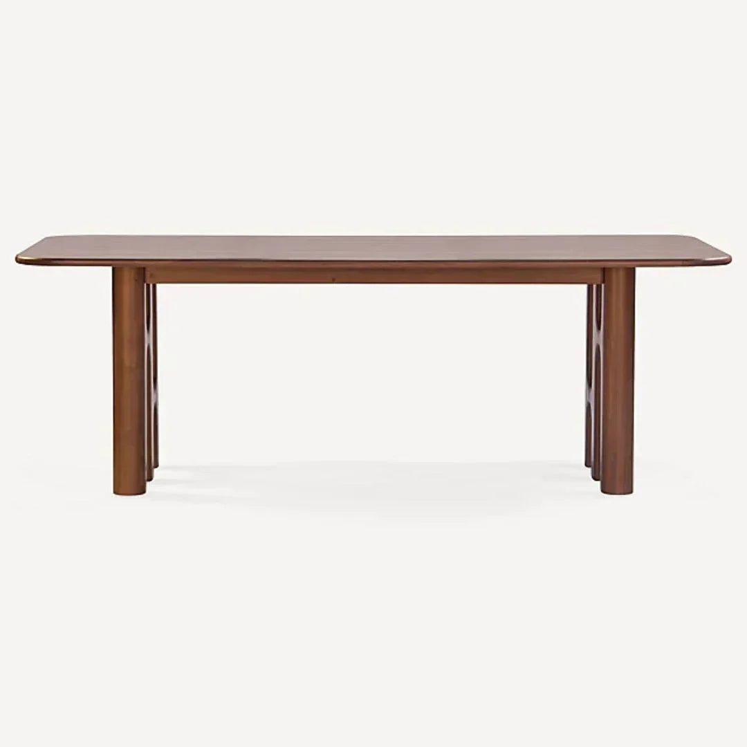 Acacia Grandeur 8-Seater Natural Wood Dining Table – Handcrafted by J.L.HOME DECOR