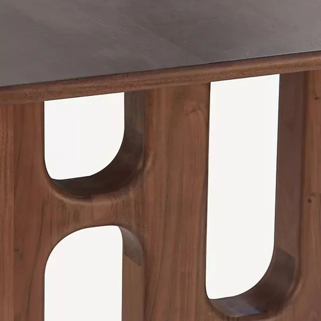 Acacia Grandeur 8-Seater Natural Wood Dining Table – Handcrafted by J.L.HOME DECOR