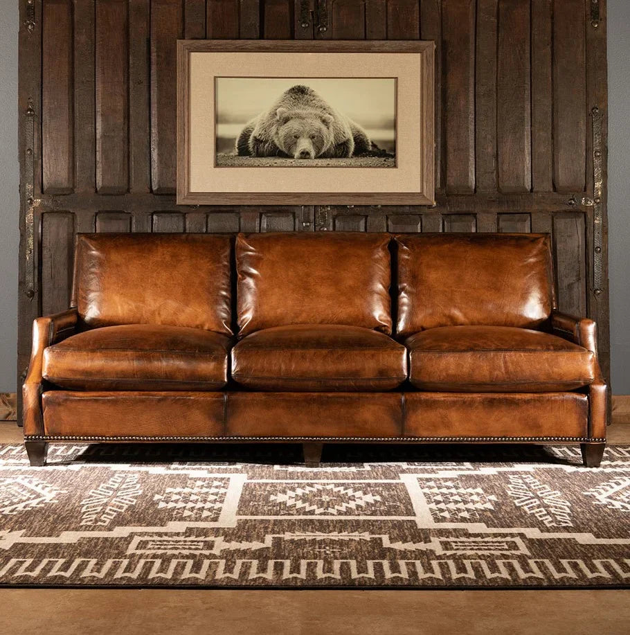Presidio Marshal Buffalo Leather 3-Seater Sofa – Supreme Comfort by J.L.HOME DECOR