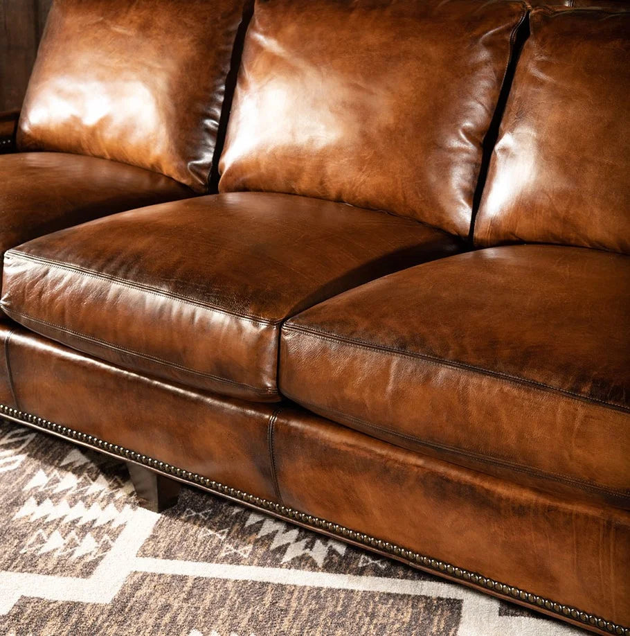 Presidio Marshal Buffalo Leather 3-Seater Sofa – Supreme Comfort by J.L.HOME DECOR