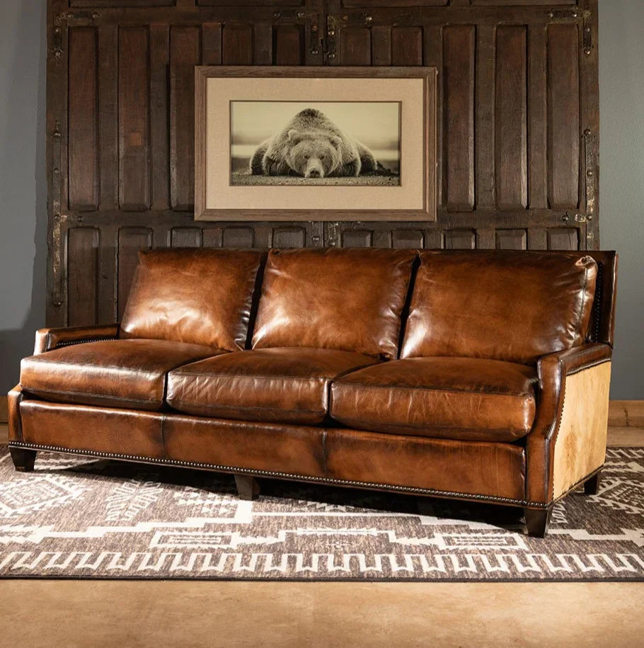 Presidio Marshal Buffalo Leather 3-Seater Sofa – Supreme Comfort by J.L.HOME DECOR