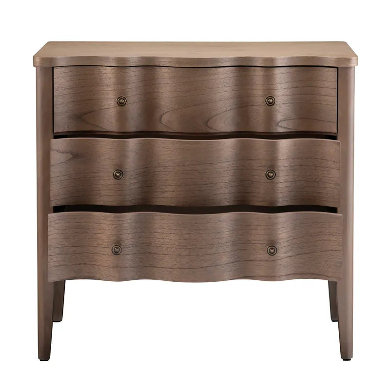 light brown wood dresser