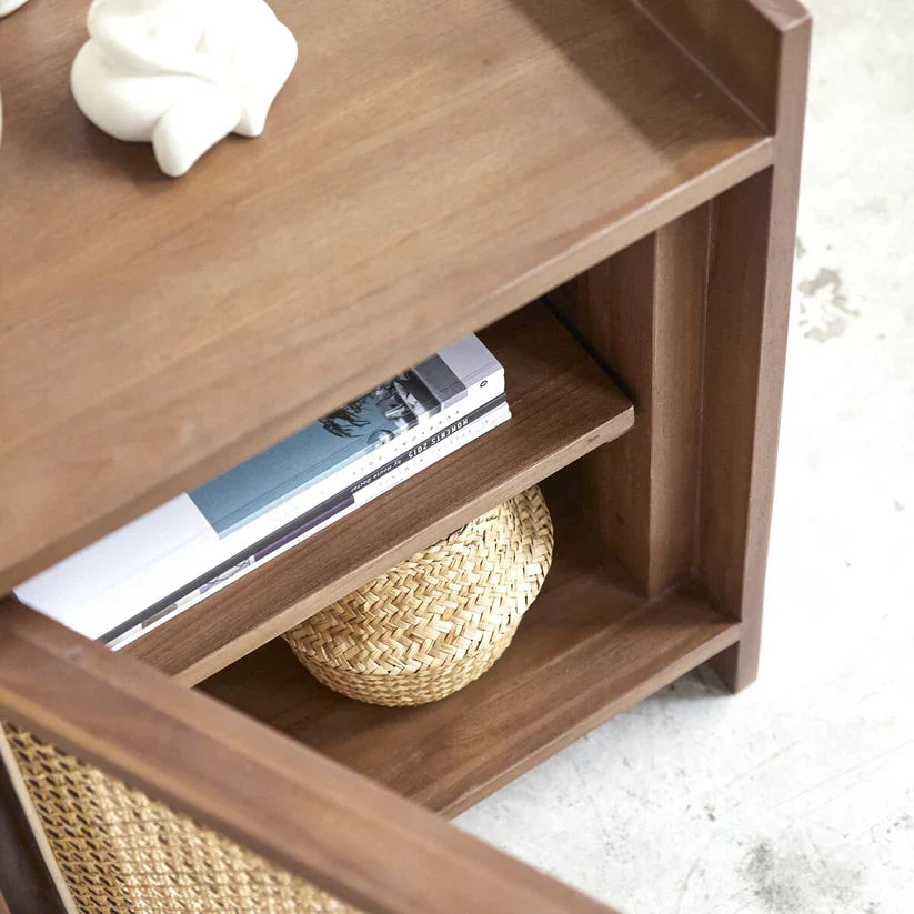 light walnut finish table
