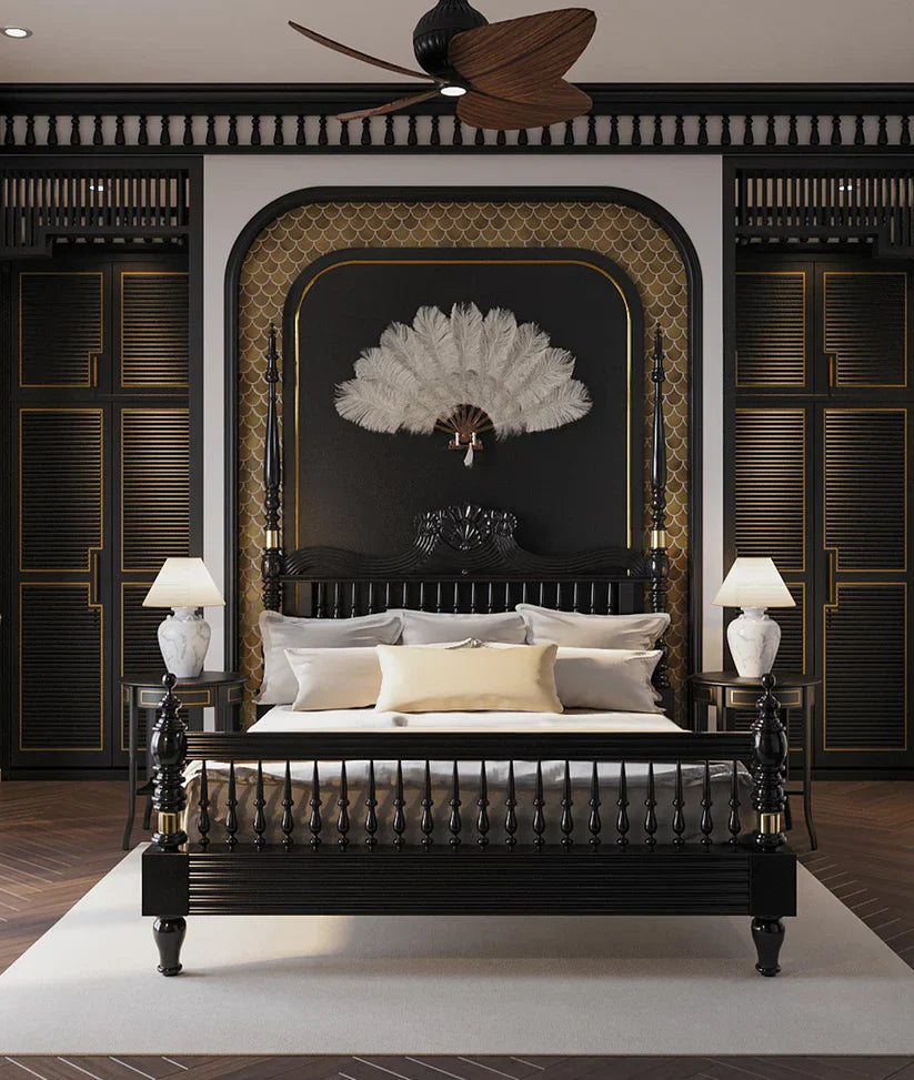 luxury four poster bed