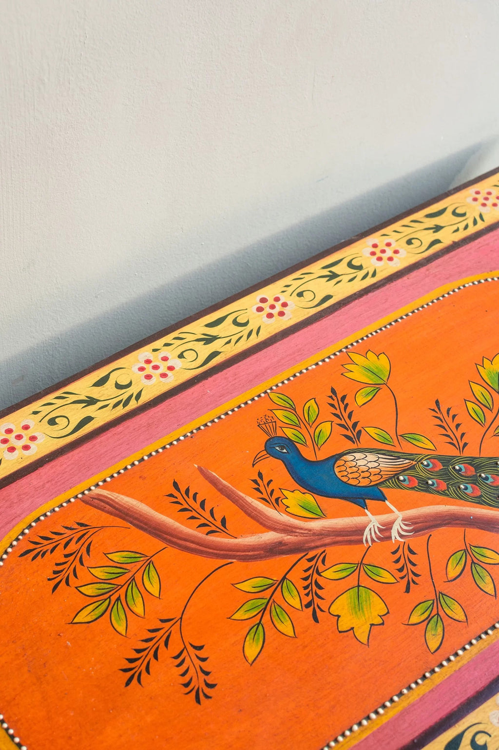 Jaipur Style Hand Painted Mango Wood Cabinet | Storage - J.L.HOME DECOR
