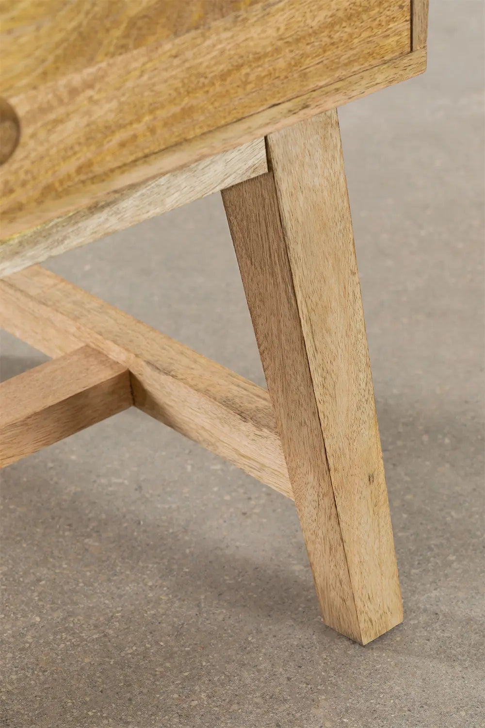 Functional Mango Wood Bedside Table Bedside Table  Artisan Craftsmanship jlhomedecor2021.myshopify.com