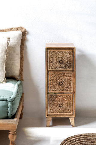 Mango Wood Chest of Drawers : Ample Storage with Timeless Charm