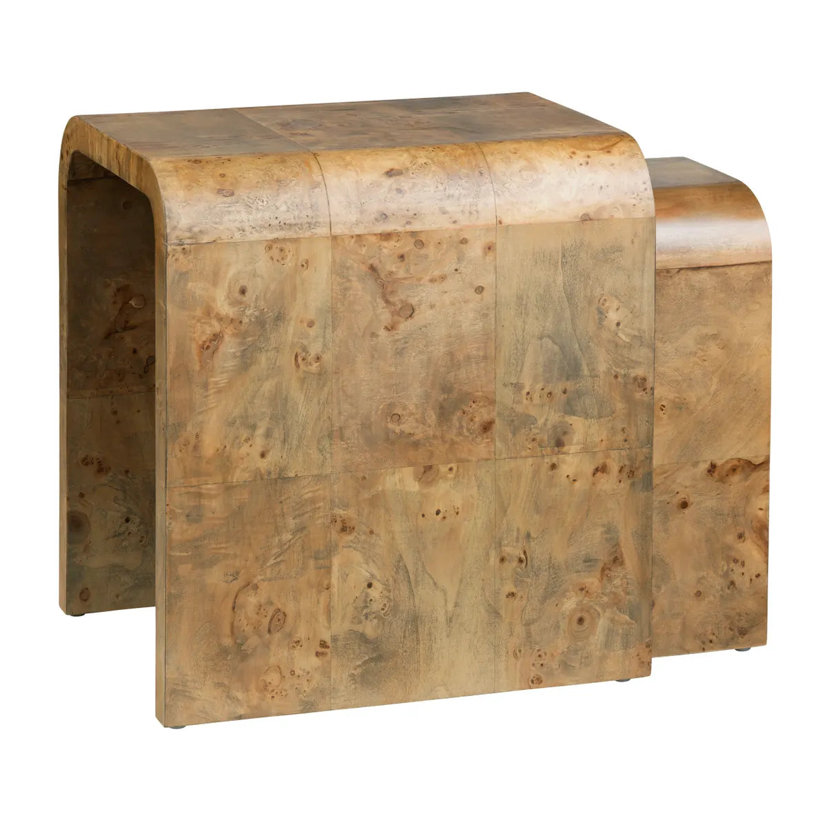 mango wood nested tables