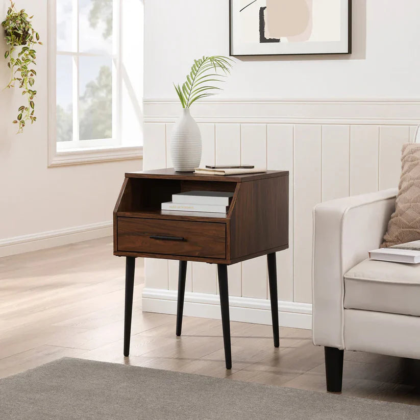 mango wood side table