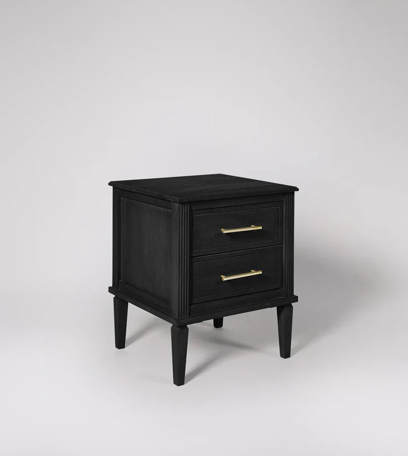 matte black nightstand