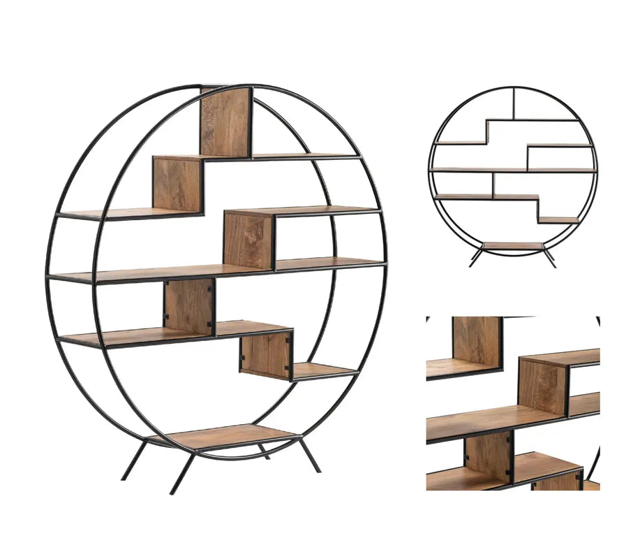 metal bookshelf