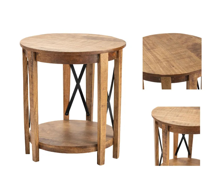 metal end table