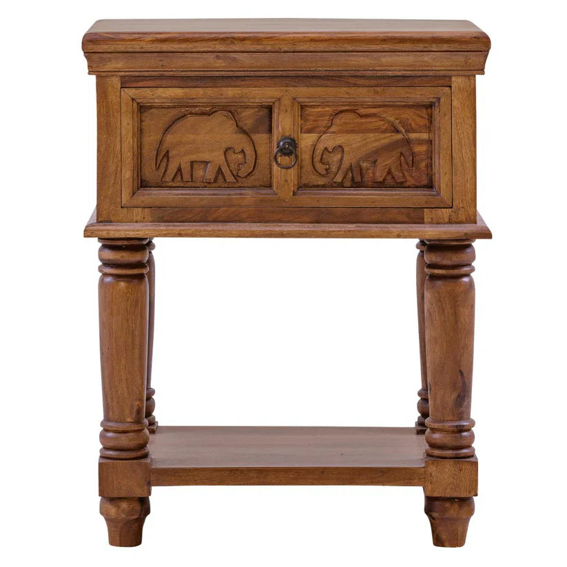 multipurpose tusks accent table