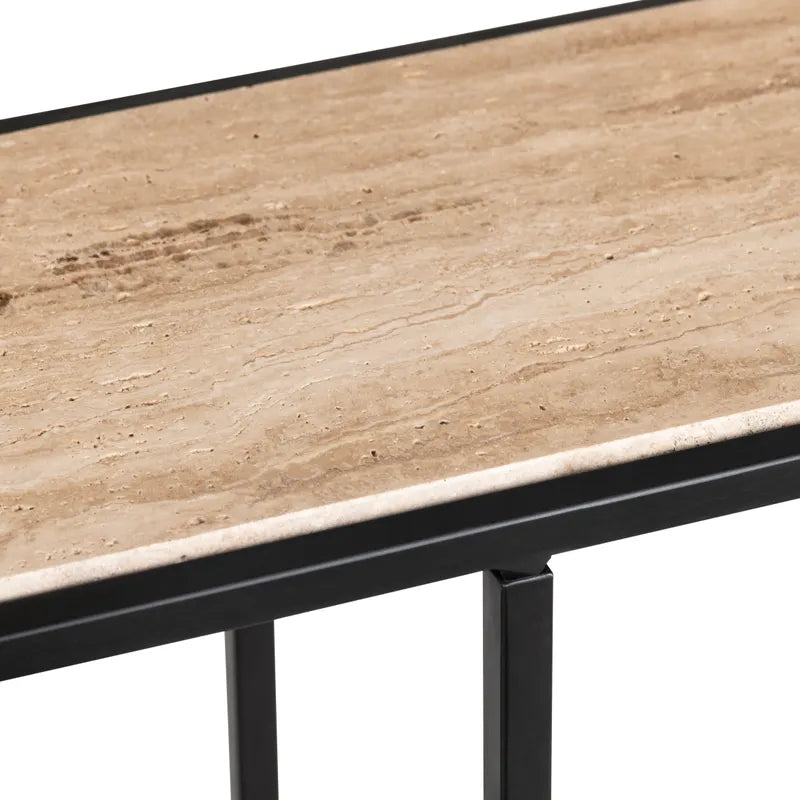 natural stone entryway table