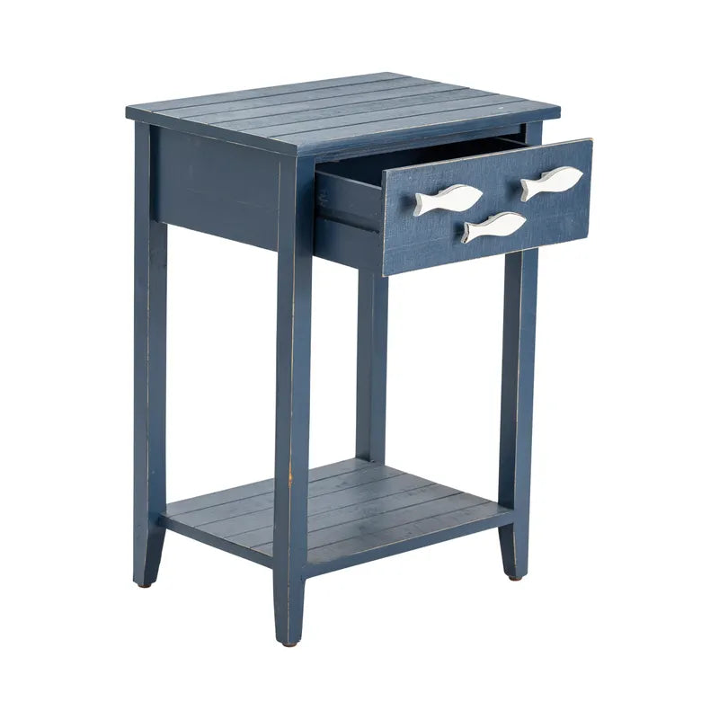  navy blue bedside table