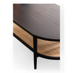solid wood round coffee table, vintage coffee table, 