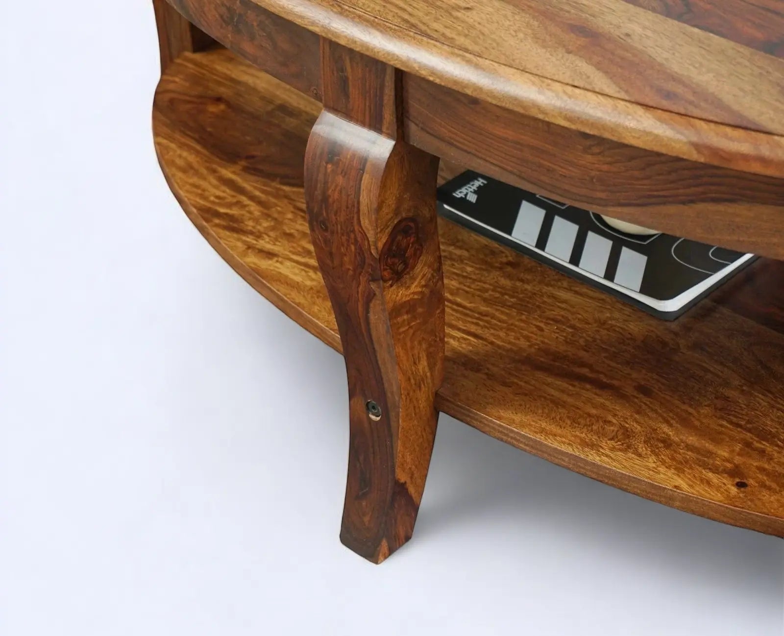 farmhouse coffee table/natural wood coffee table/Shelburne Round Coffee Table Solid Wood coffee table  burl wood coffee table​ jlhomedecor2021.myshopify.com
