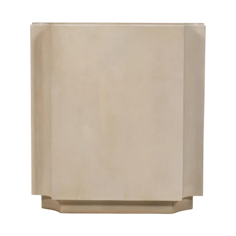  off-white stain end table