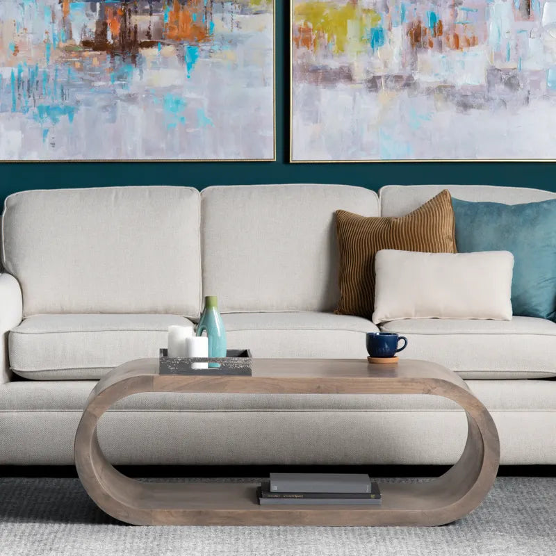 oval coffee table
