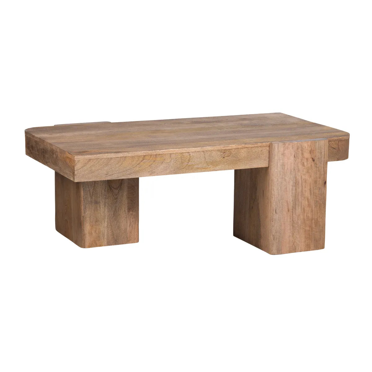 pedestal legs coffee table