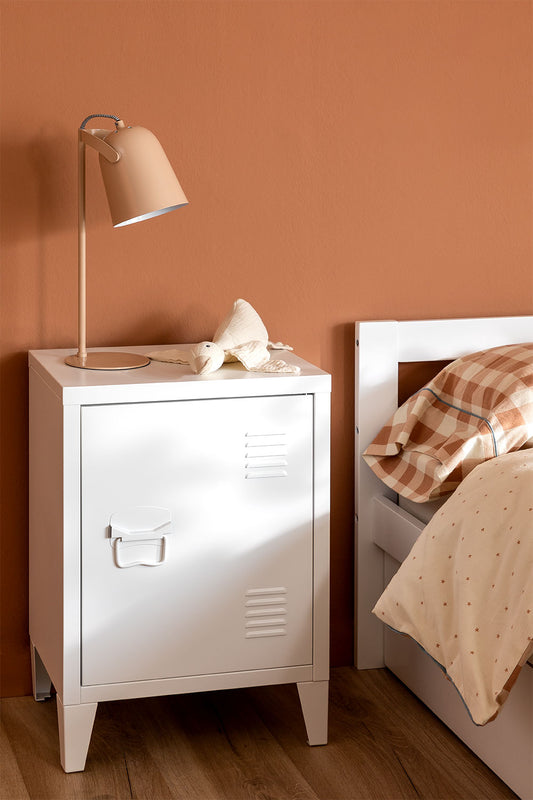 Stylish Metal Bedside Locker