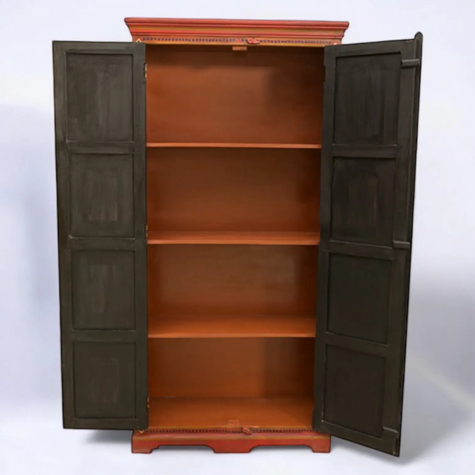 Rajasthani Traditional Solid Wood Wardrobe Wardrobe  Antique Rajasthani Wardrobe jlhomedecor2021.myshopify.com