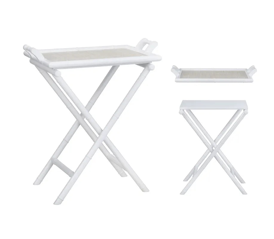 rattan tray table