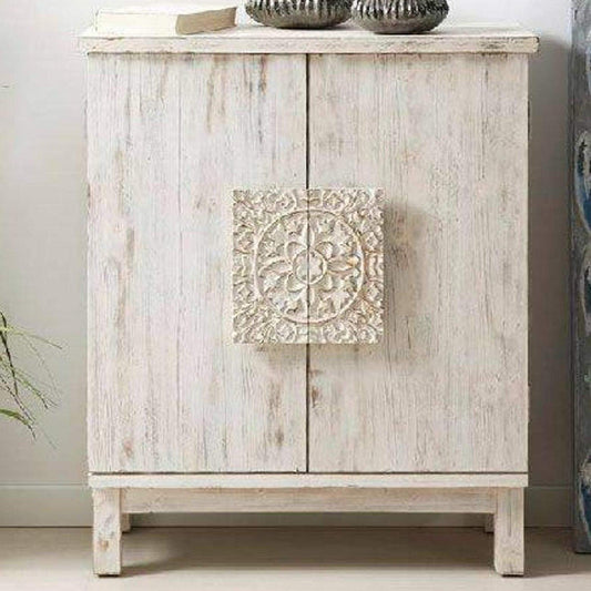 Hand Carved Wooden Dresser