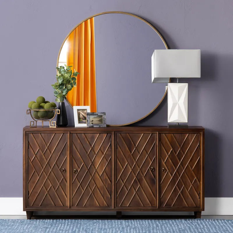 regency diamond lattice sideboard