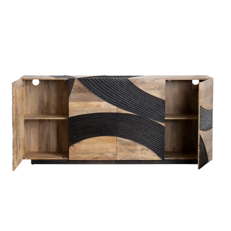 ribbed front sideboard