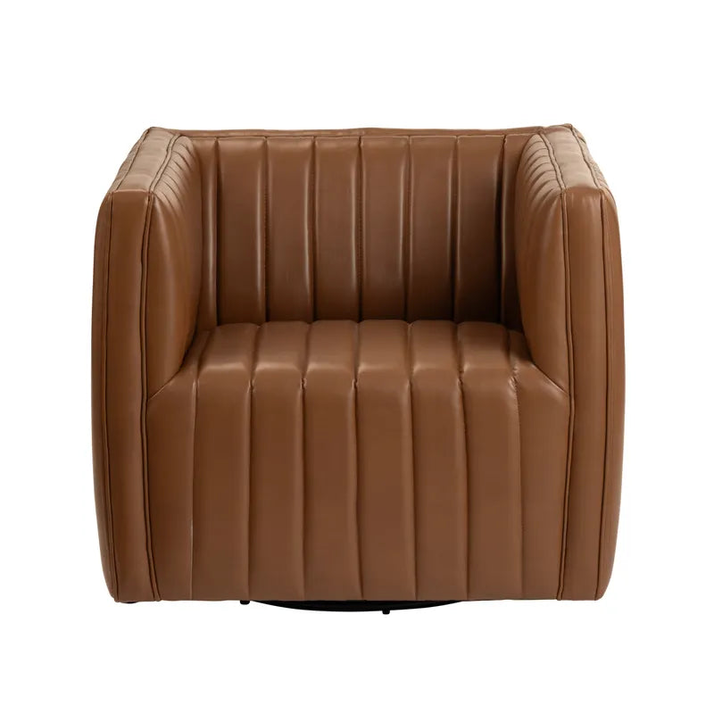  rich brown fabric chair