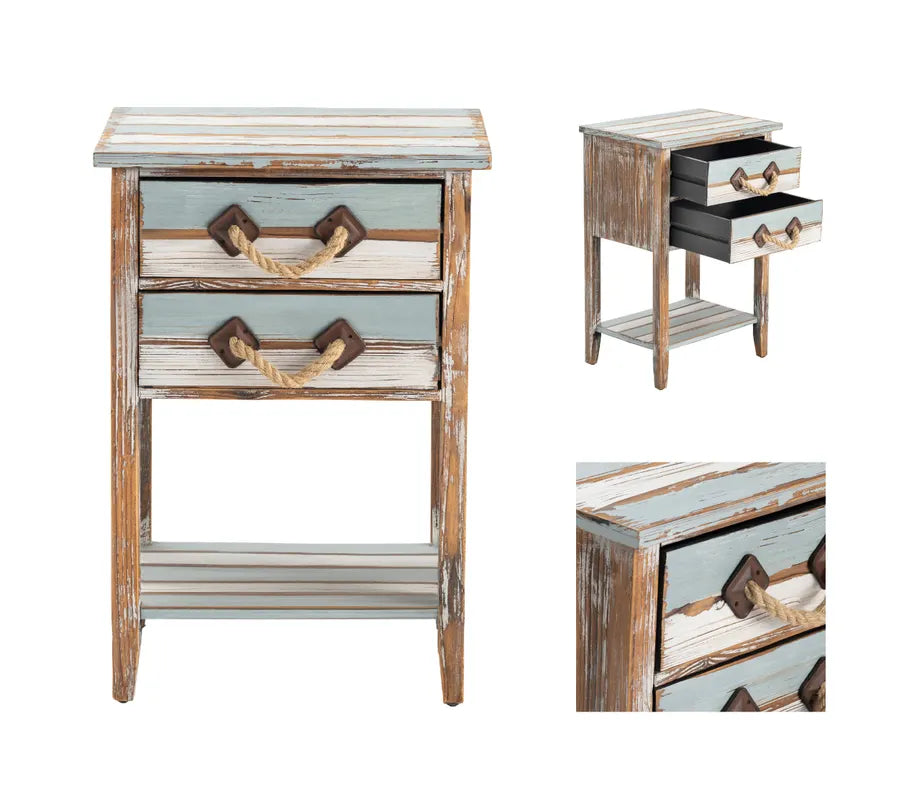 rope pull side table