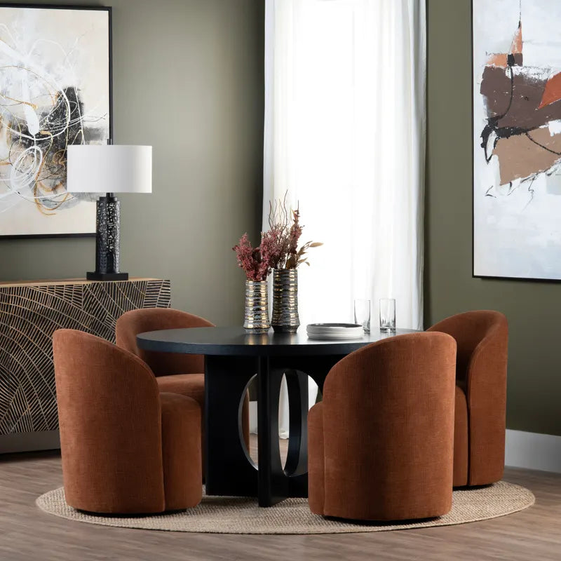 round dining table