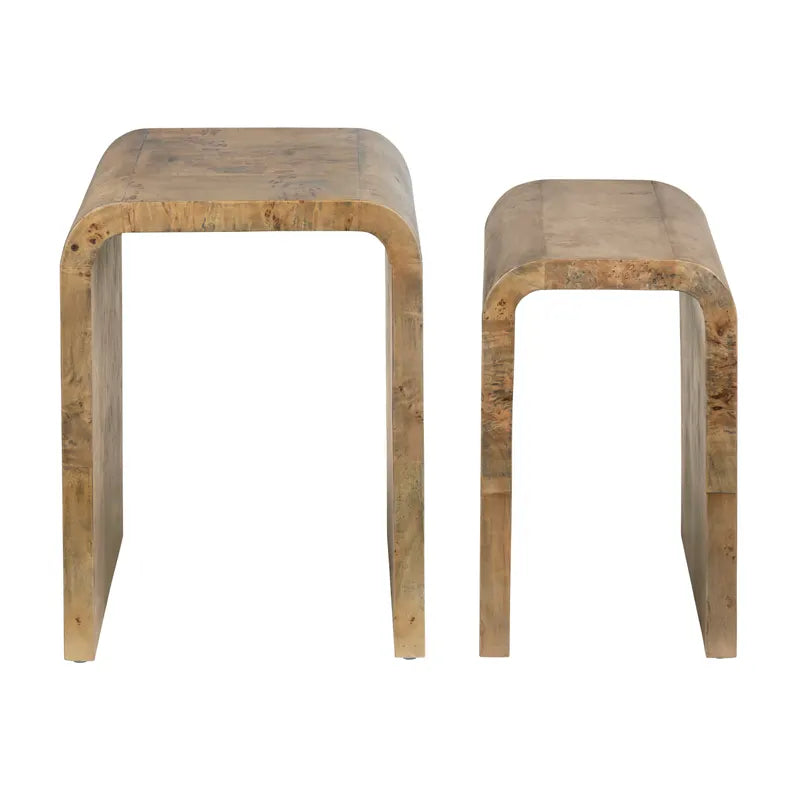 round edge side tables