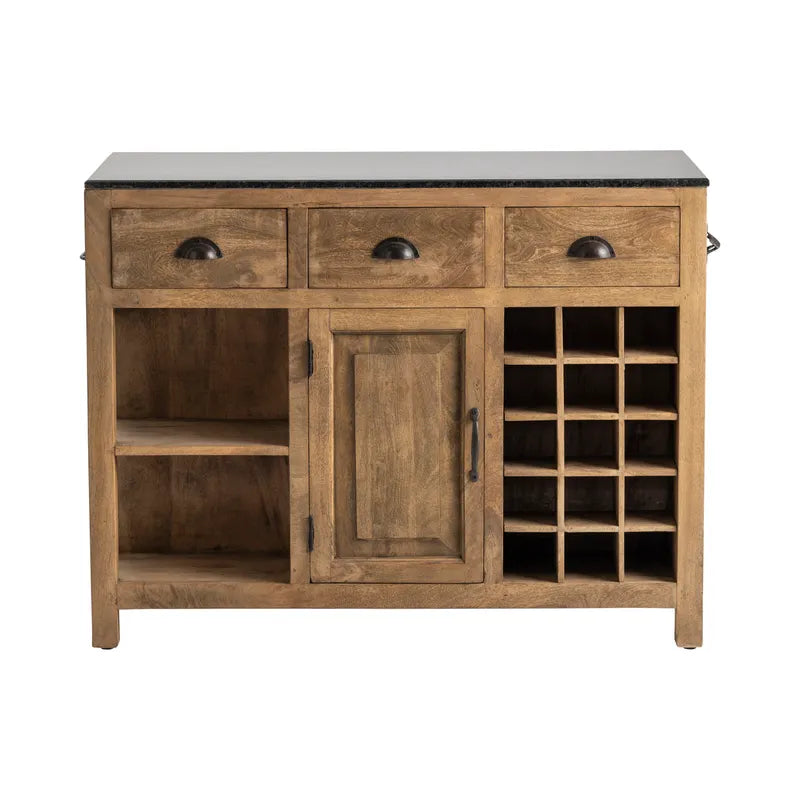 rustic bar cabinet