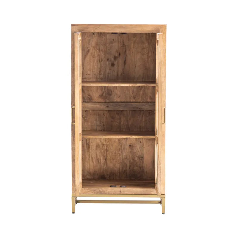 rustic display cabinet
