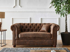 A stylish and elegant two seater sofa, with modern design