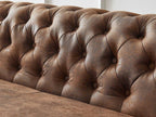 Brown Rustic Leather Two Seater Sofa|two seater sofa|2 seater sofa|sofa|leather sofa|corner sofa|modern sofa|leather sofa set,
