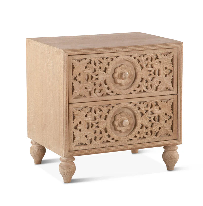 scallop legs nightstand
