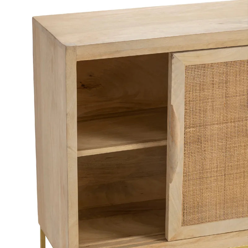 sliding cane sideboards