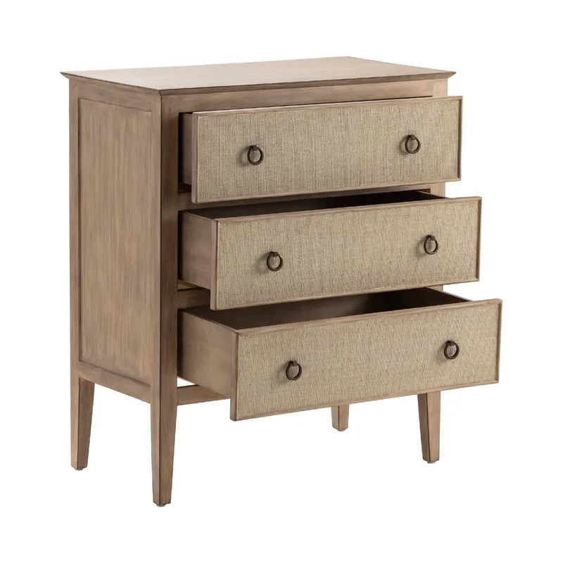 soft fabric drawer fronts