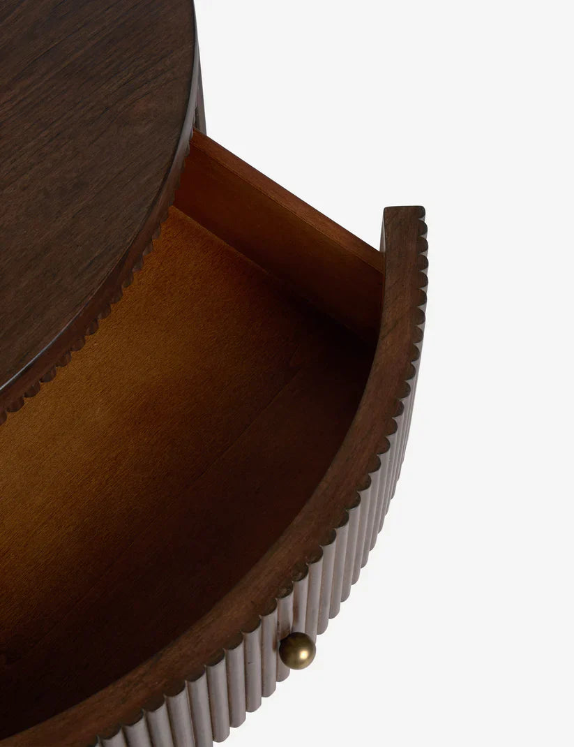 solid wood bedside drawer