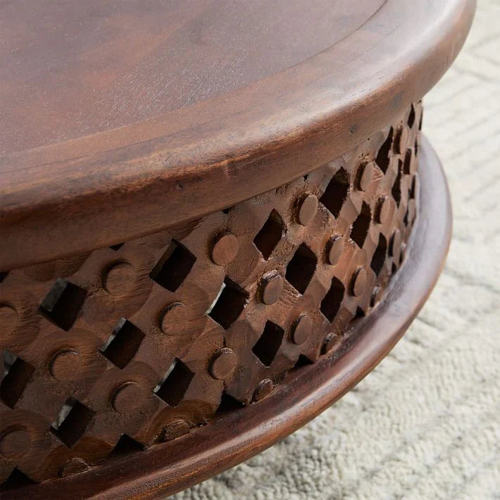 solid wood coffee table
